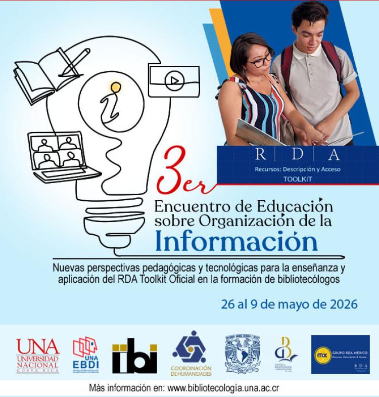 Spanish Language Poster for 3rd Meeting on Education for Information Organization 