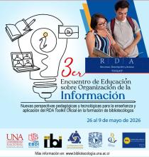 Spanish Language Poster for 3rd Meeting on Education for Information Organization 
