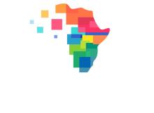 Colorful abstract of the African continent 